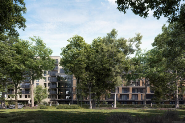 formgrafik fassadengestaltung-und-visualisierung-quartier-heinrich-exterieur-duesseldorf